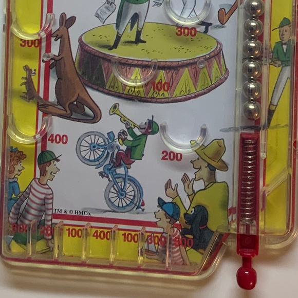 Schylling Curious George handheld pinball game - Picture 2 of 4